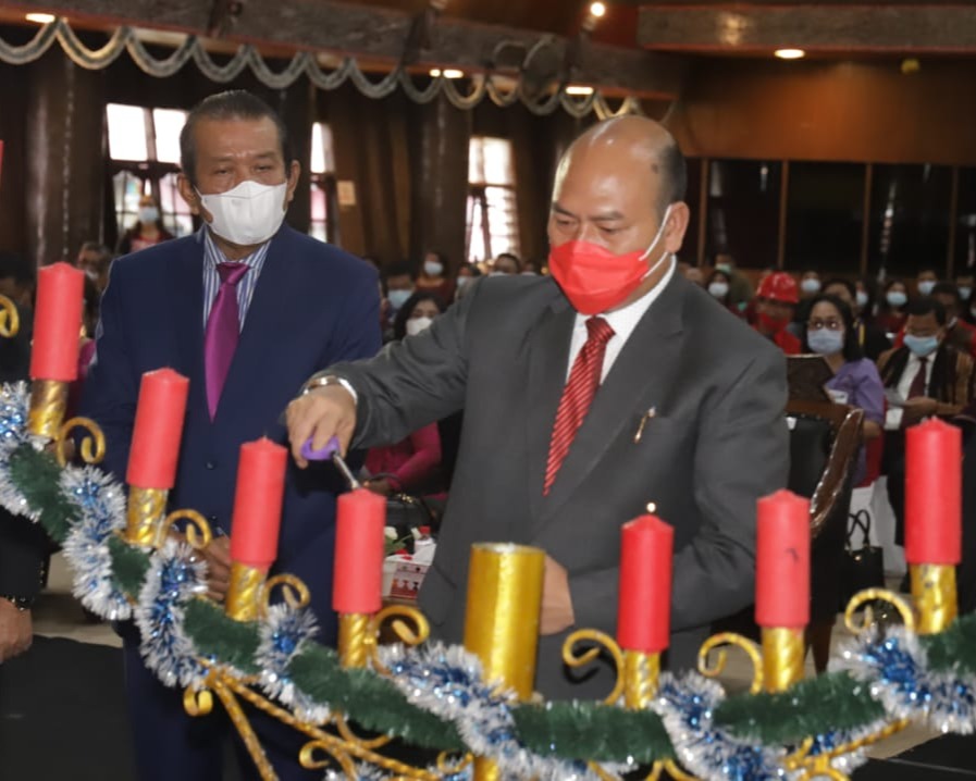 Perayaan Natal Oikoumene Tapanuli Utara Tahun 2020 Dilaksanakan Secara Sederhana