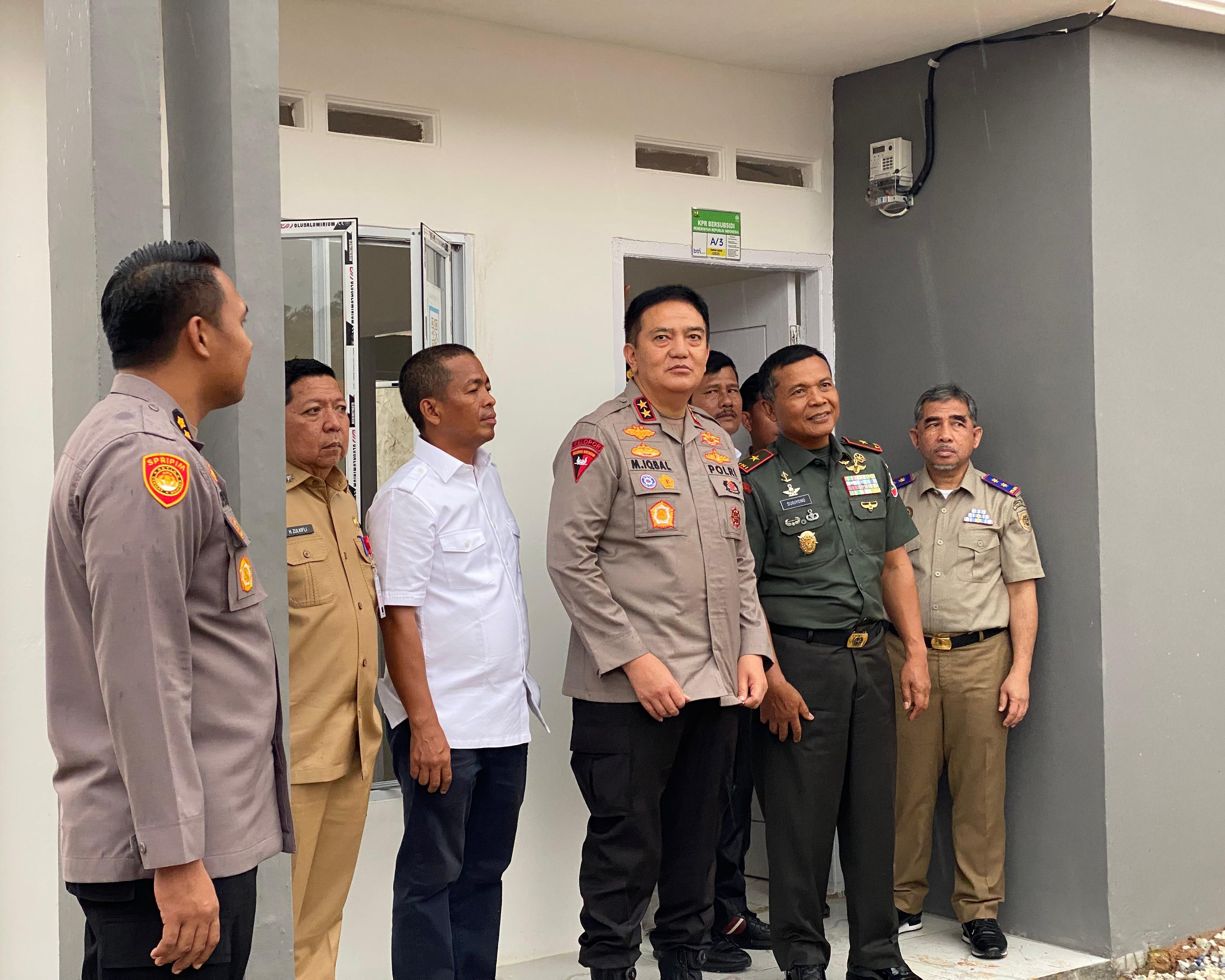 Polda Riau Laksanakan Groundbreaking Pembangunan Rumah Bersubsidi Bagi Personil dan Pegawai Negeri Polri Tahun 2025