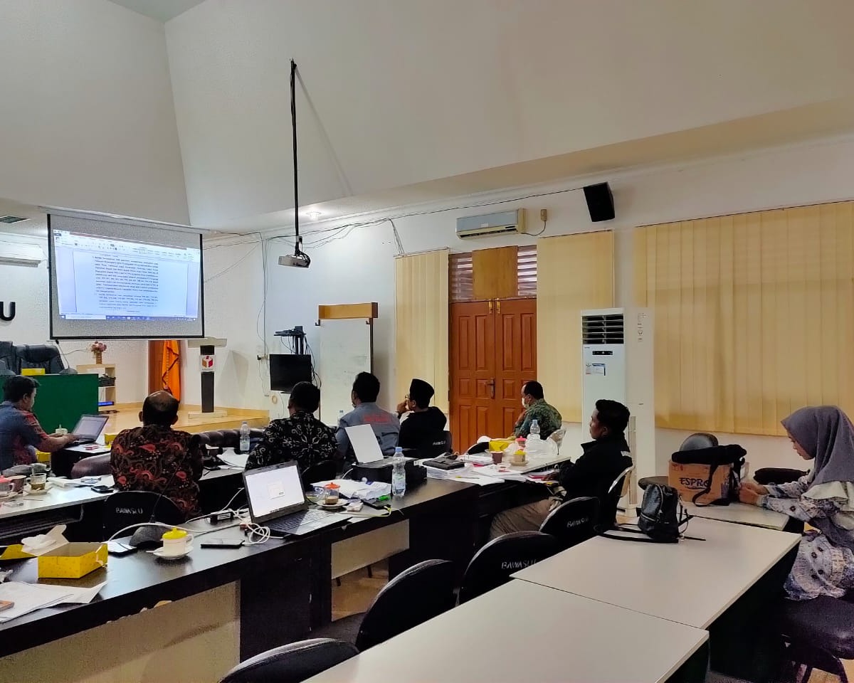 Bawaslu Riau Bersama 5 Kabupaten Susun Keterangan Tertulis Untuk Persidangan di MK