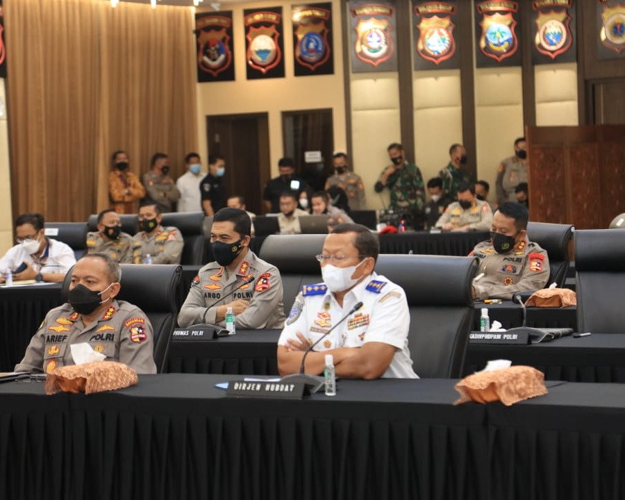 Rakor Lintas Sektoral Jelang Hari Raya Idul Fitri, Kapolri: Keselamatan Rakyat Adalah Hukum Tertinggi