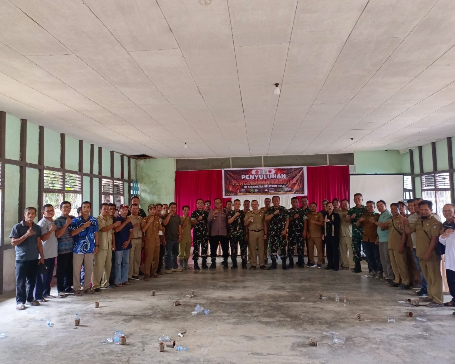 TNI Perkuat Penanganan Karhutla, Tim Sosialisasi Kodau I Edukasi Warga