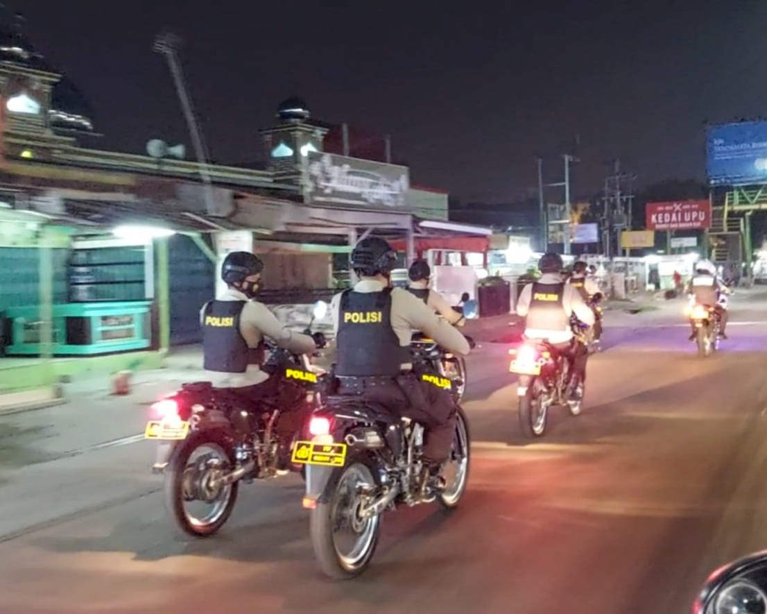 Polresta Pekanbaru Lakukan Patroli di Titik-Titik Rawan Kejahatan Jalanan dan Balap Liar