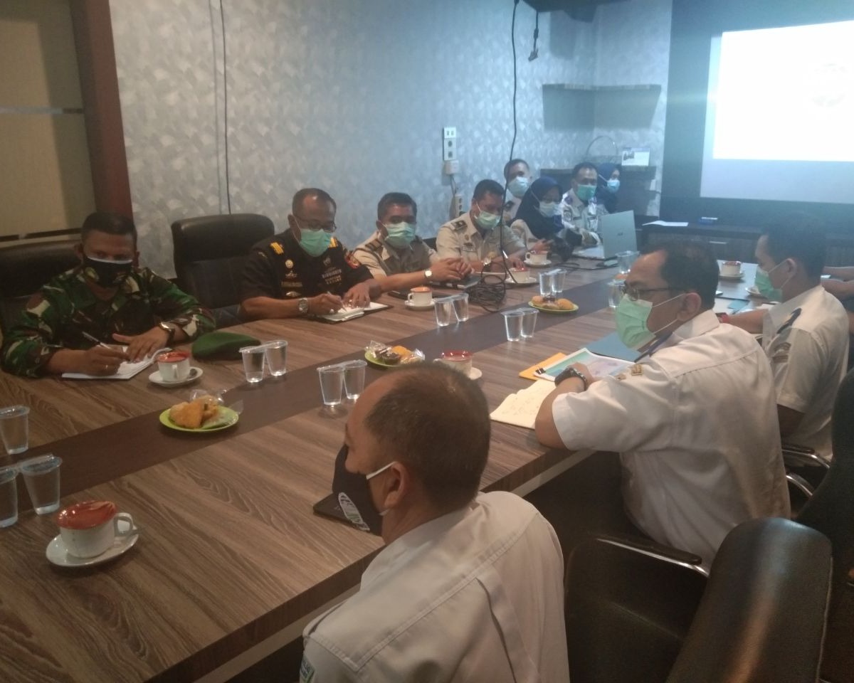 Kodim 0301/Pekanbaru Hadiri Rakor Persiapan Menjelang Menyambut Perayaan Hari Natal dan Tahun Baru Tahun 2021