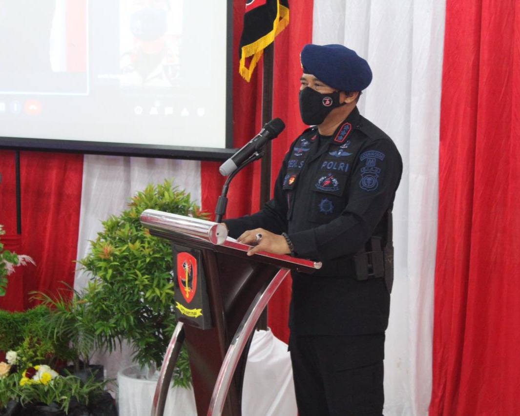 Peringati HUT Pasukan Gegana Ke-47, Satuan Brimob Polda Riau Gelar Syukuran