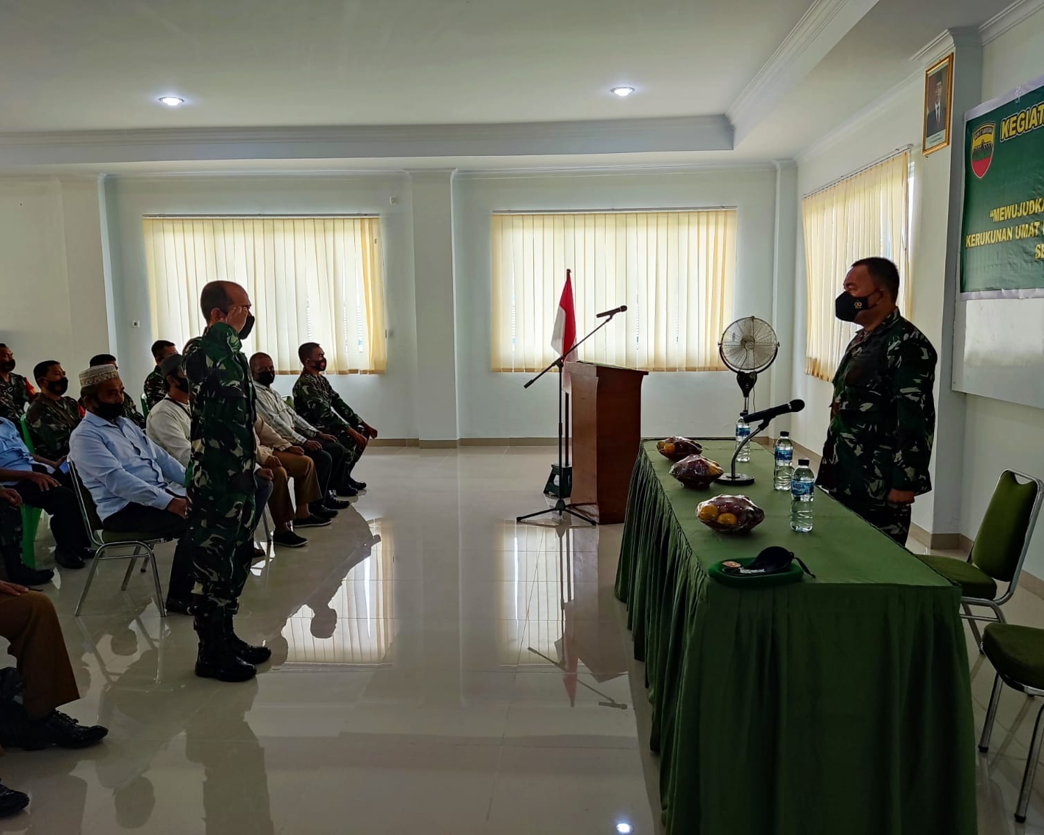 Wujudkan Keharmonisan Antar Umat Beragama, Kodim 0301/PBR Gelar Pembinaan Kerukunan Umat Beragama