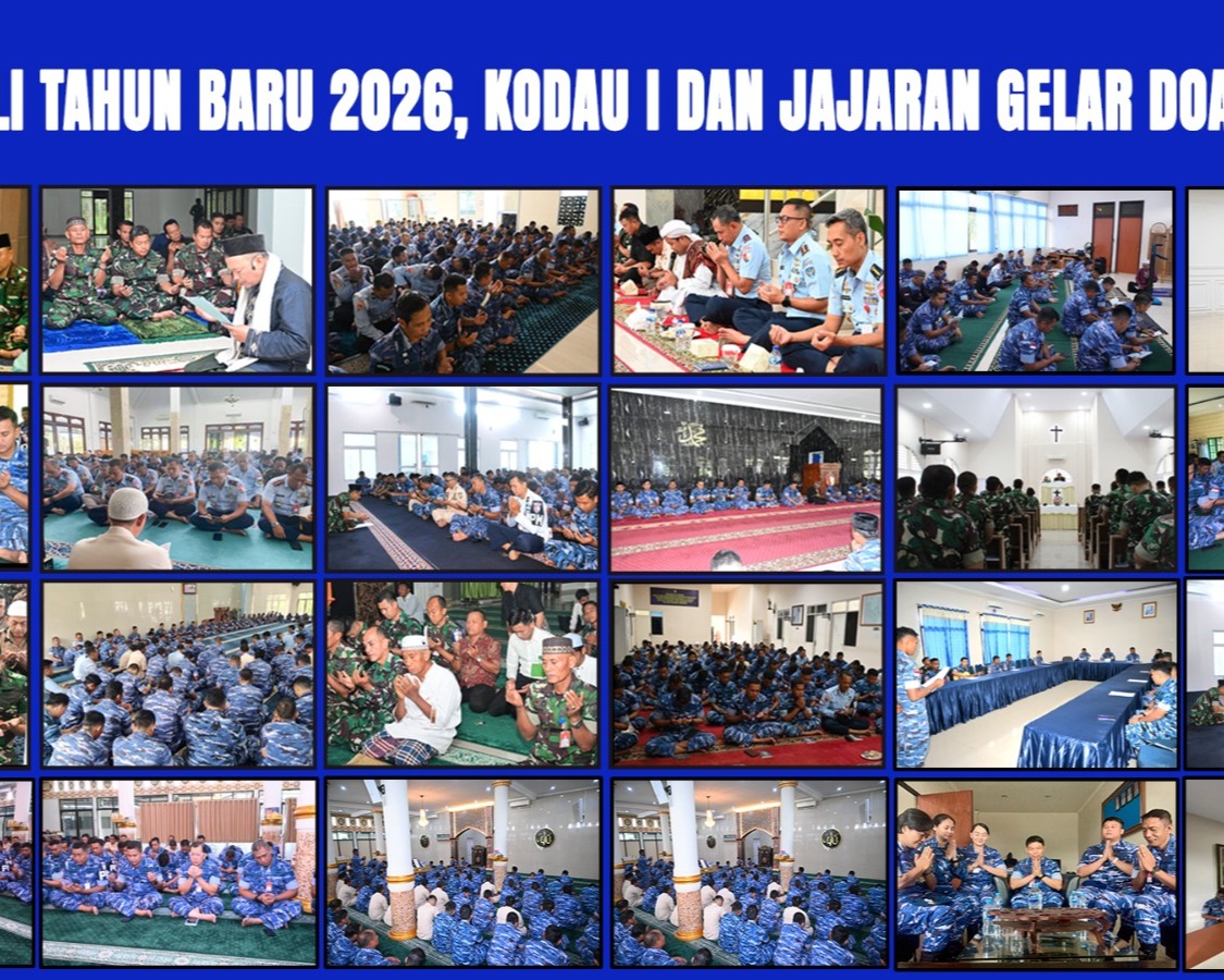Mengawali Tahun Baru 2026, Pangkodau I Ajak Personel Kodau I Dan jajaran Gelar Doa Bersama