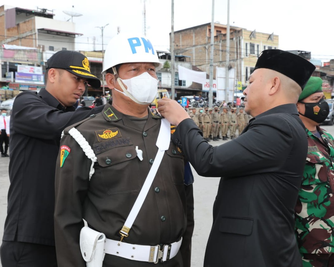 Bupati Tapanuli Utara Pimpin Apel Gelar Pasukan Operasi Lilin Toba Tahun 2022