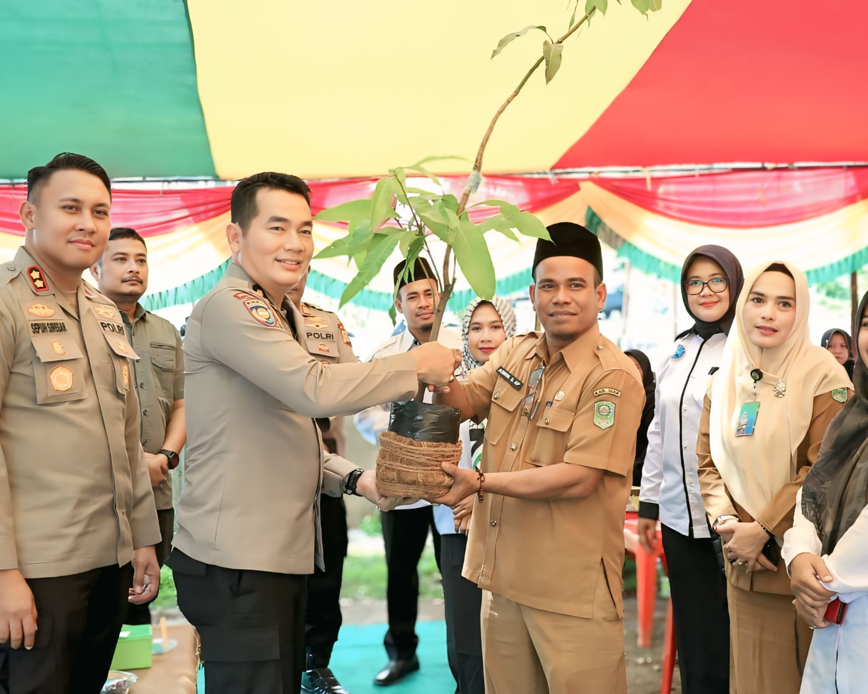 Perkuat Benteng Generasi Muda, Polres Siak Lantik Duta Anti Narkoba Dan Revitalisasi Kampung Tangguh Anti Narkoba