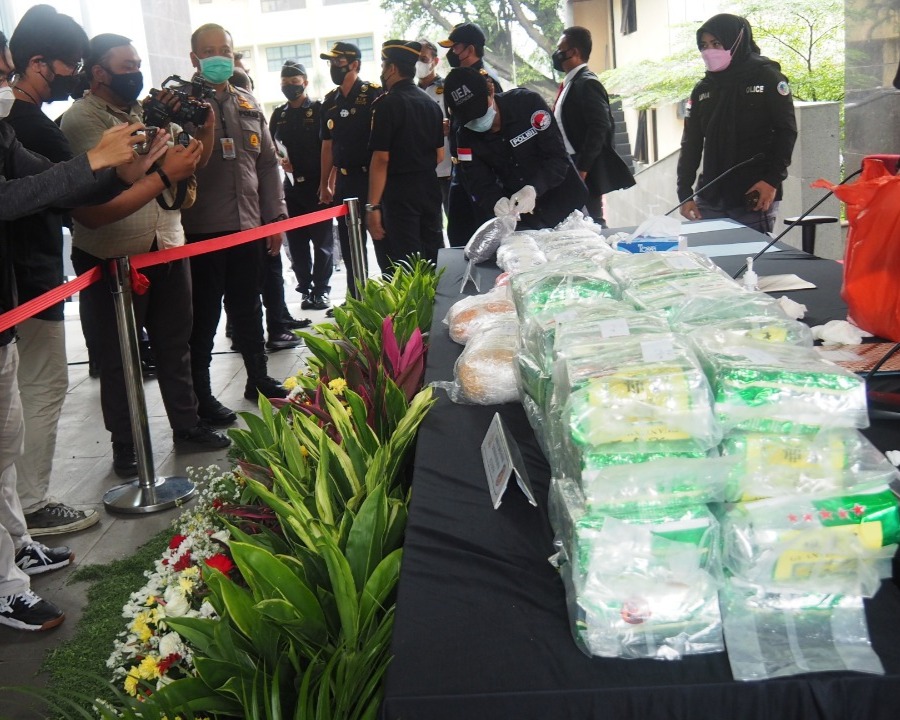 Bareskrim Polri dan Bea Cukai Gagalkan Peredaran 42,3 Kg Sabu dan 85 Ribu Ekstasi