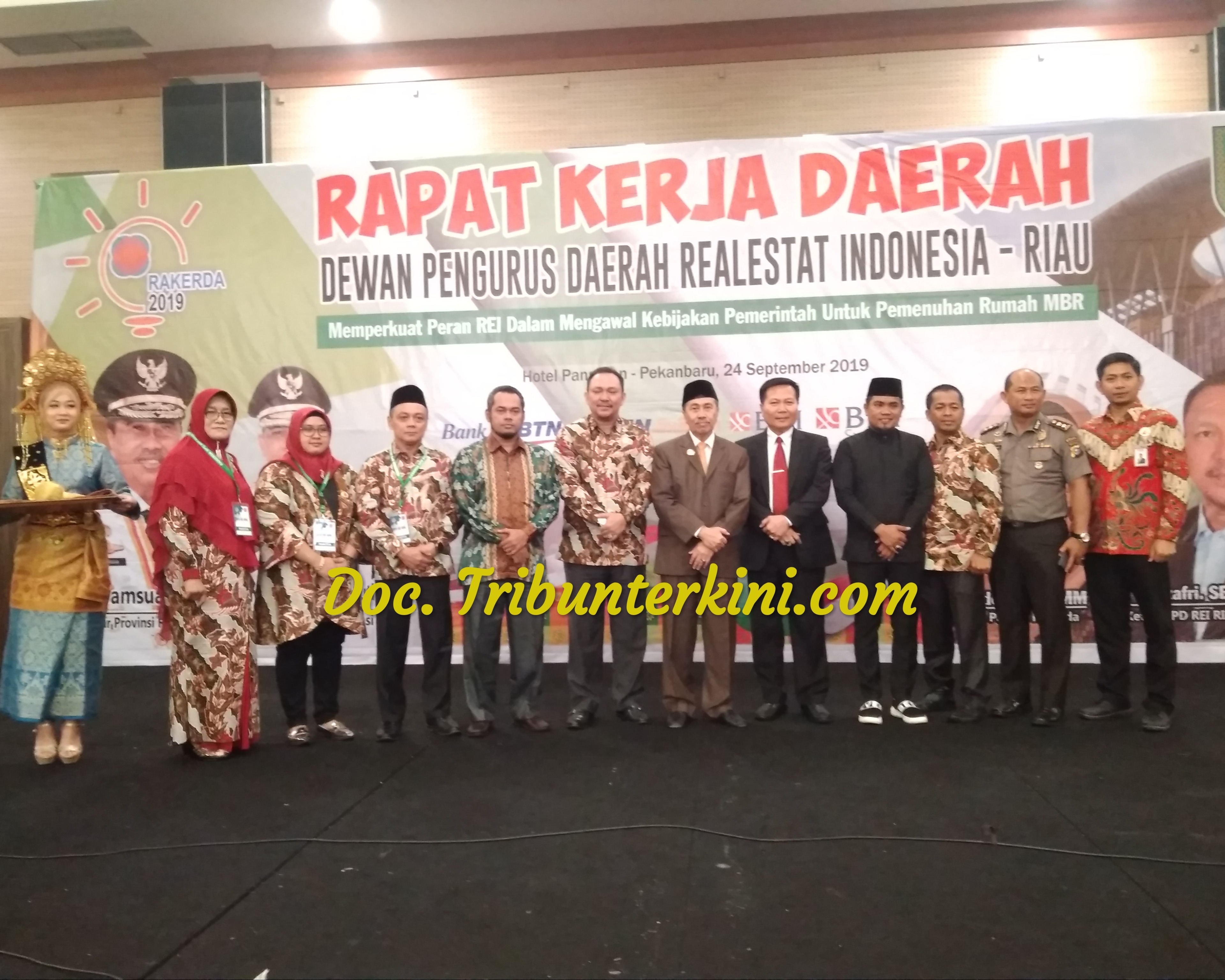 Gubri Membuka Rakerda DPD REI Riau XII Tahun 2019