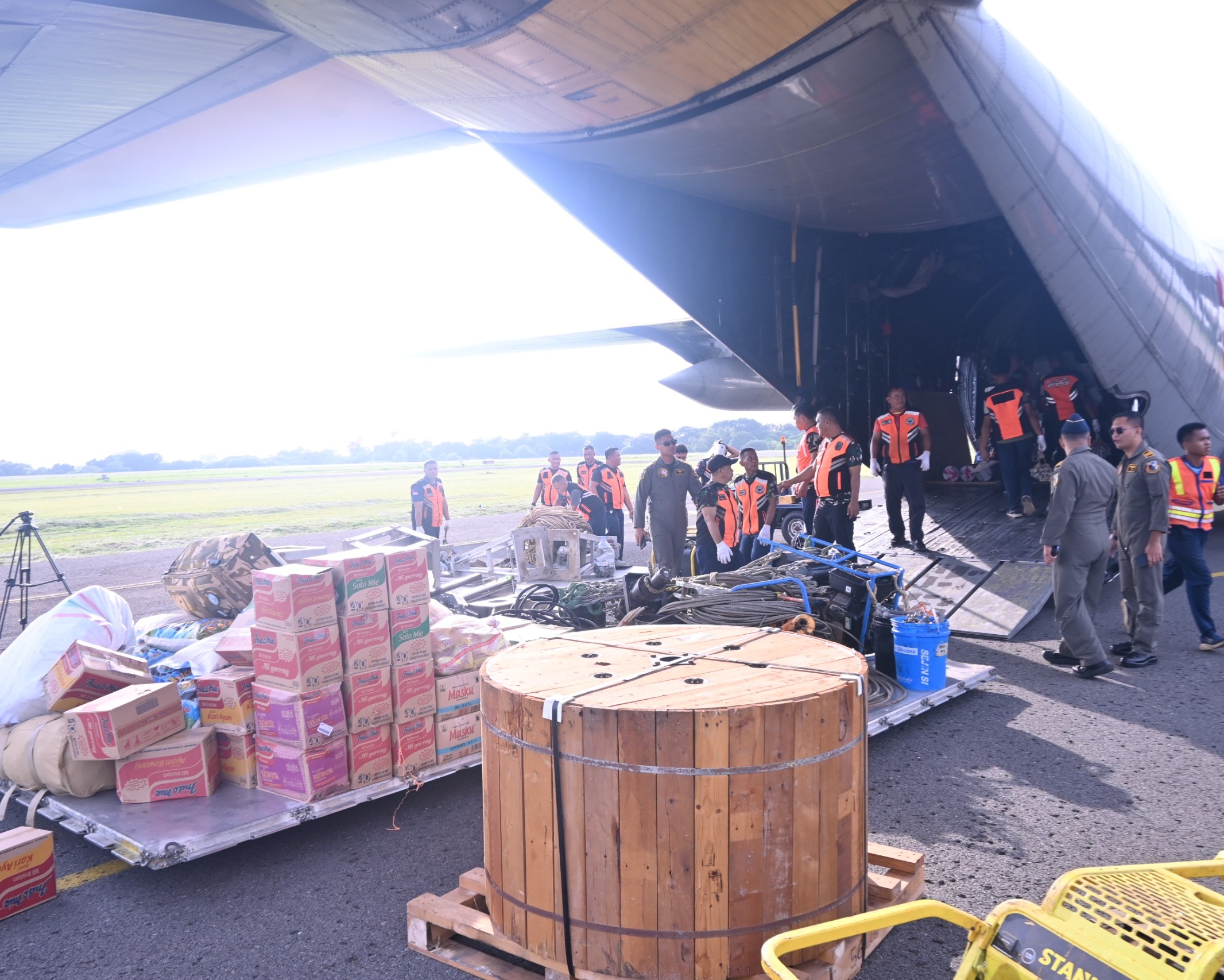 Kaskodau I Hadiri Apel Pelepasan Bansos Untuk Terdampak Bencana Di Sumatera