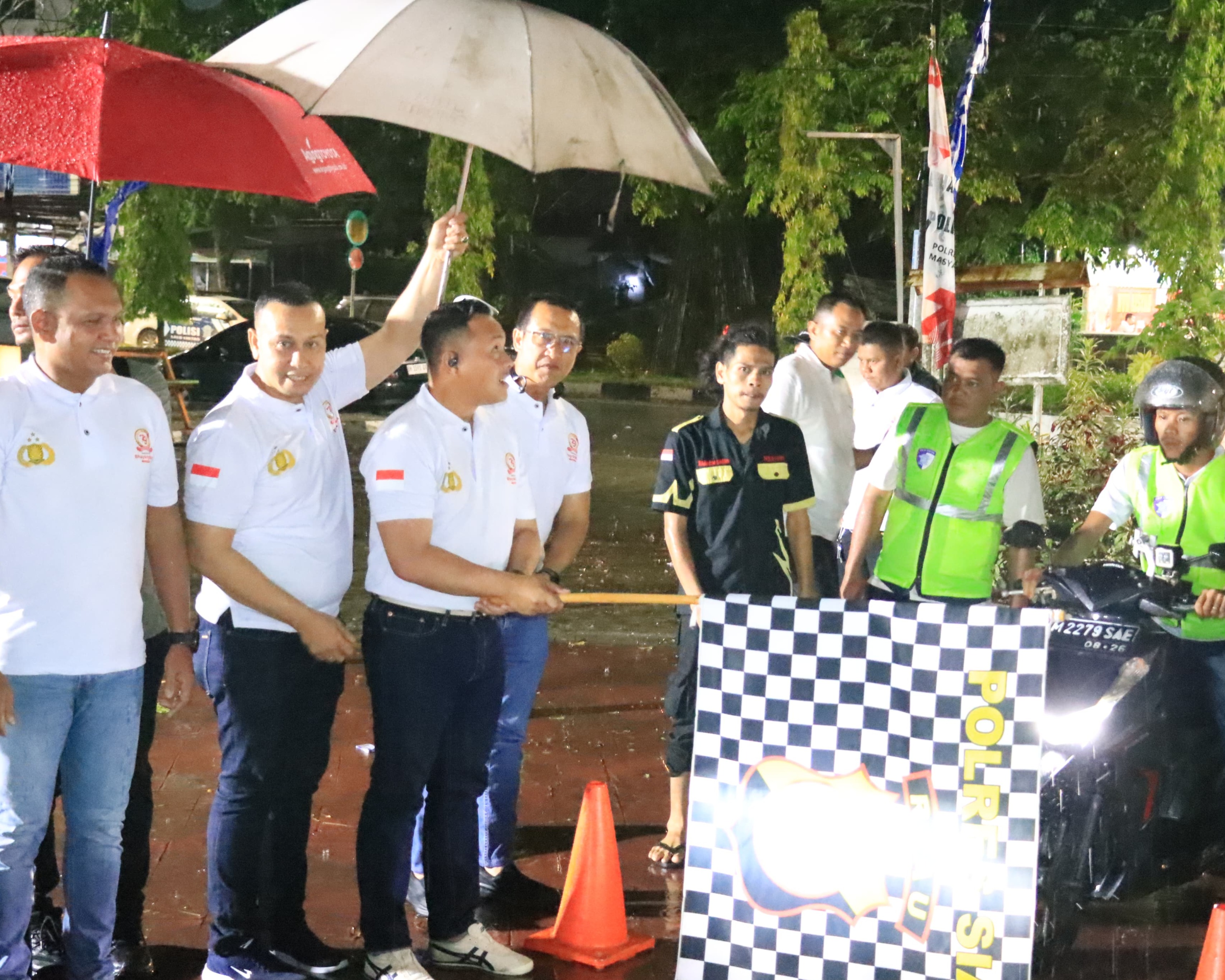 Safety Riding Competition Bhayangkara Kapolres Cup 2025 Meriahkan Di Taman Motuyoko Kabupaten Siak