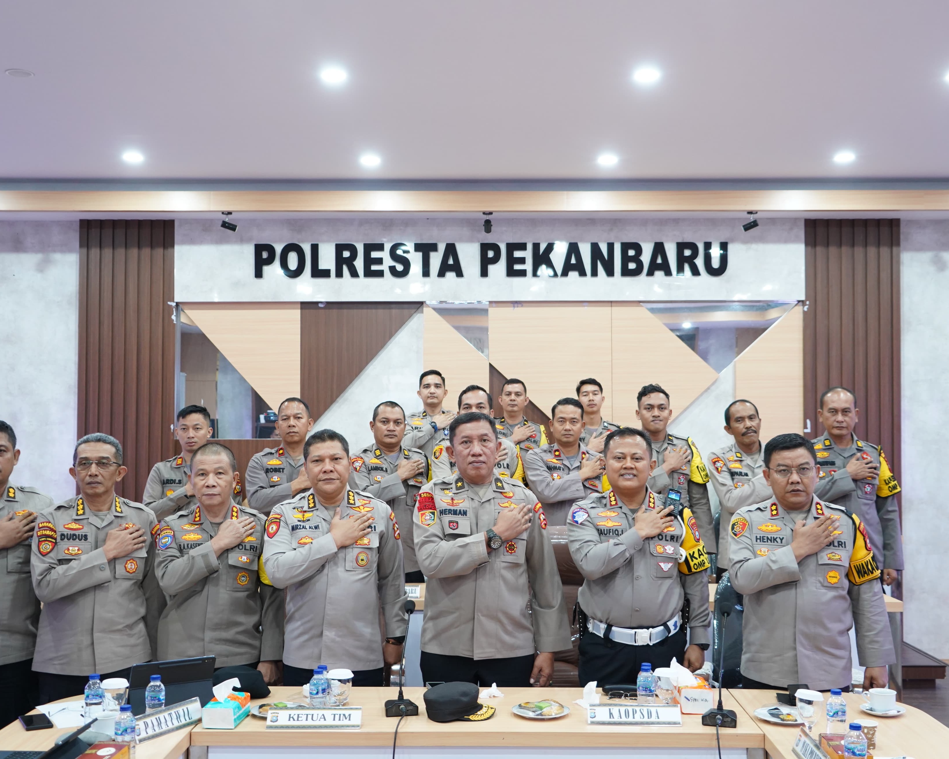 Kaopsda OMP Lancang Kuning 2024 Kombes Pol Taufiq Dampingi Langsung TIM Asistensi Mabes Polri