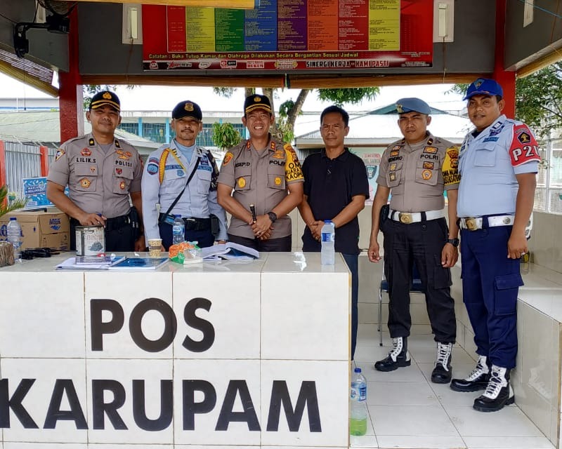 Kapolres Kampar Kunjungi Lapas dan Gereja, Pastikan Situasi Aman dan Kondusif