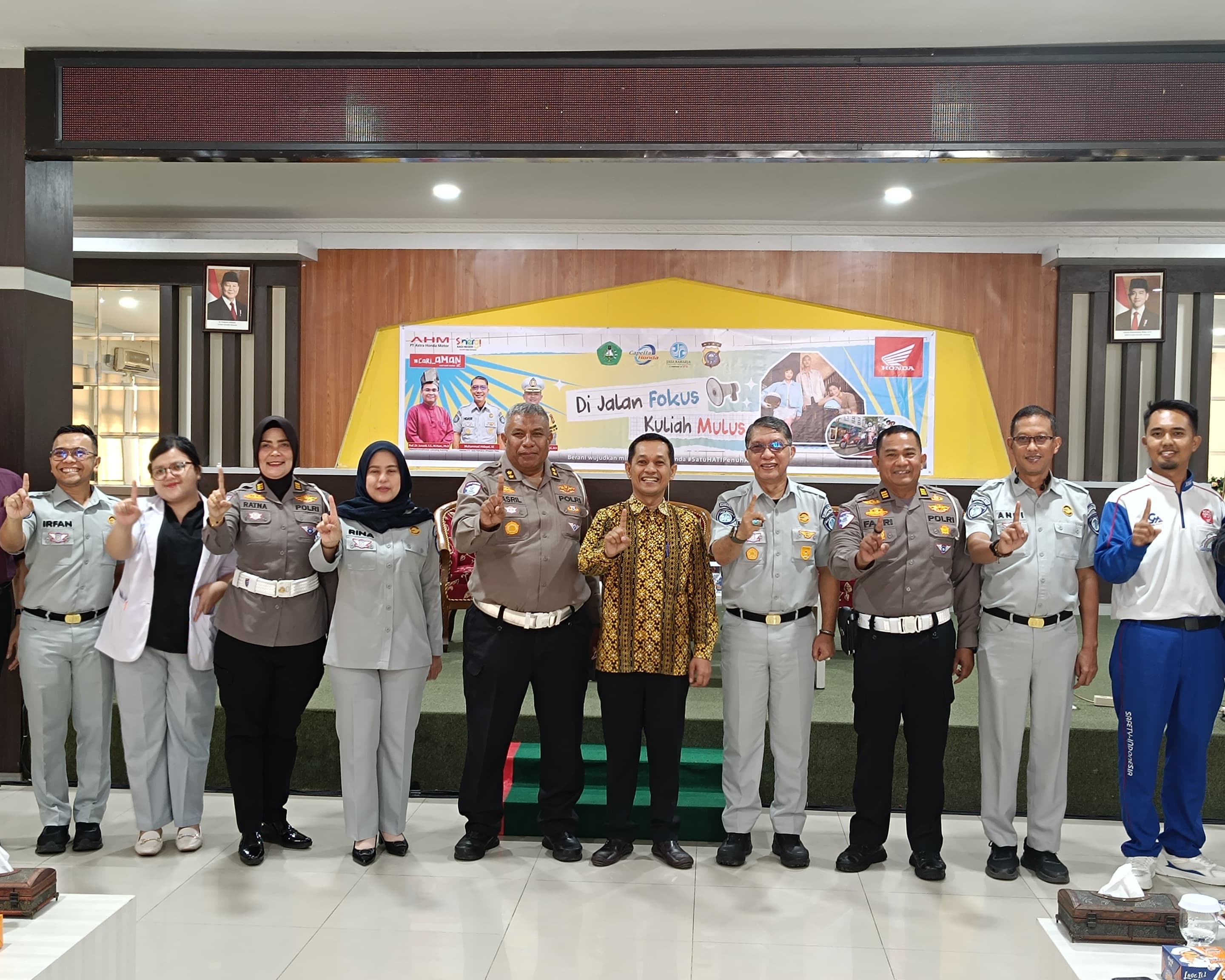Police Goes To Campus: Dirlantas Polda Riau Gaungkan Green Policing di Universitas Lancang Kuning
