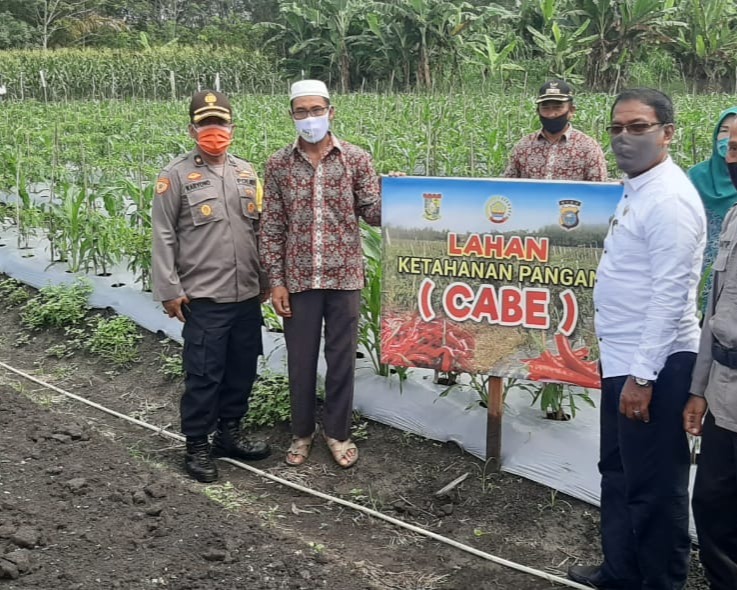 Polres Kampar Launching Gerakan Jaga Kampung Program Kampung Tangguh Nusantara di Desa Laboy Jaya