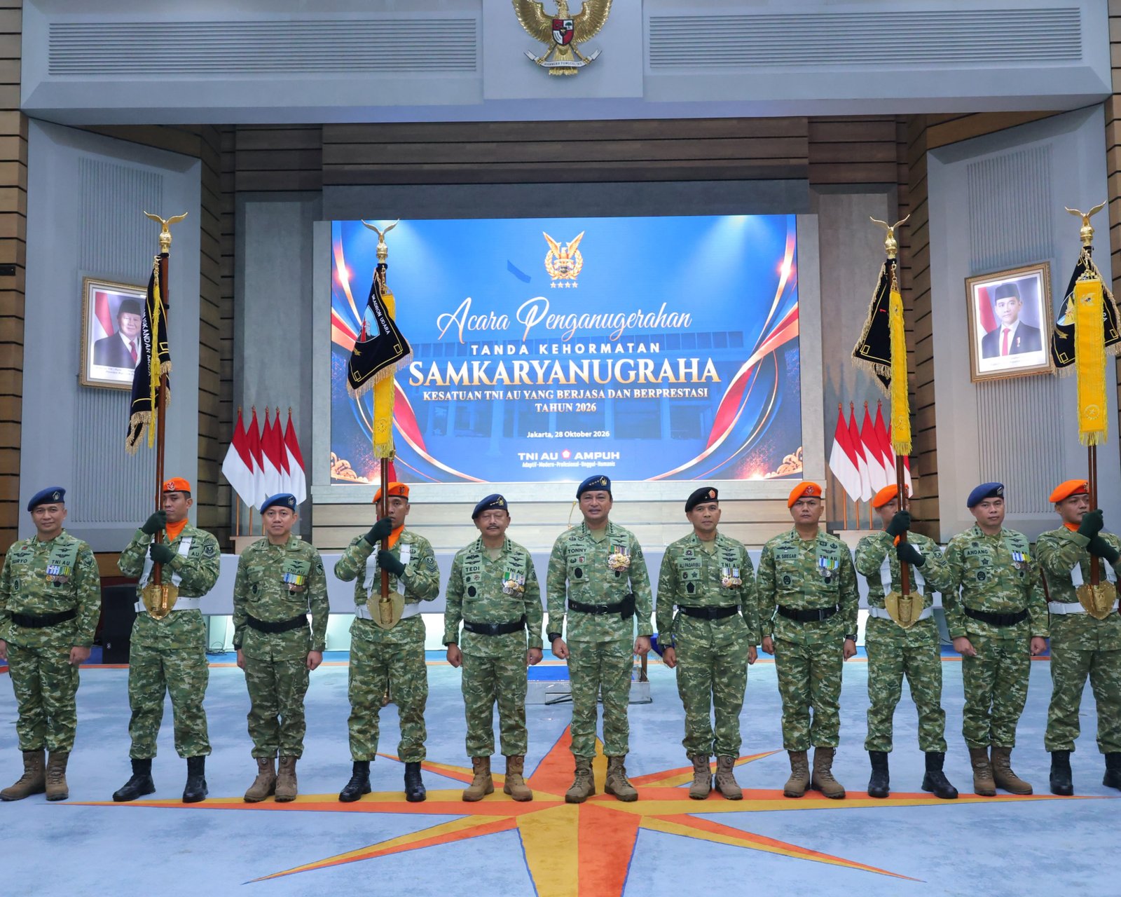 Lanud SIM Jajaran Kodau I, Menerima Tanda Kehormatan Samkaryanugraha