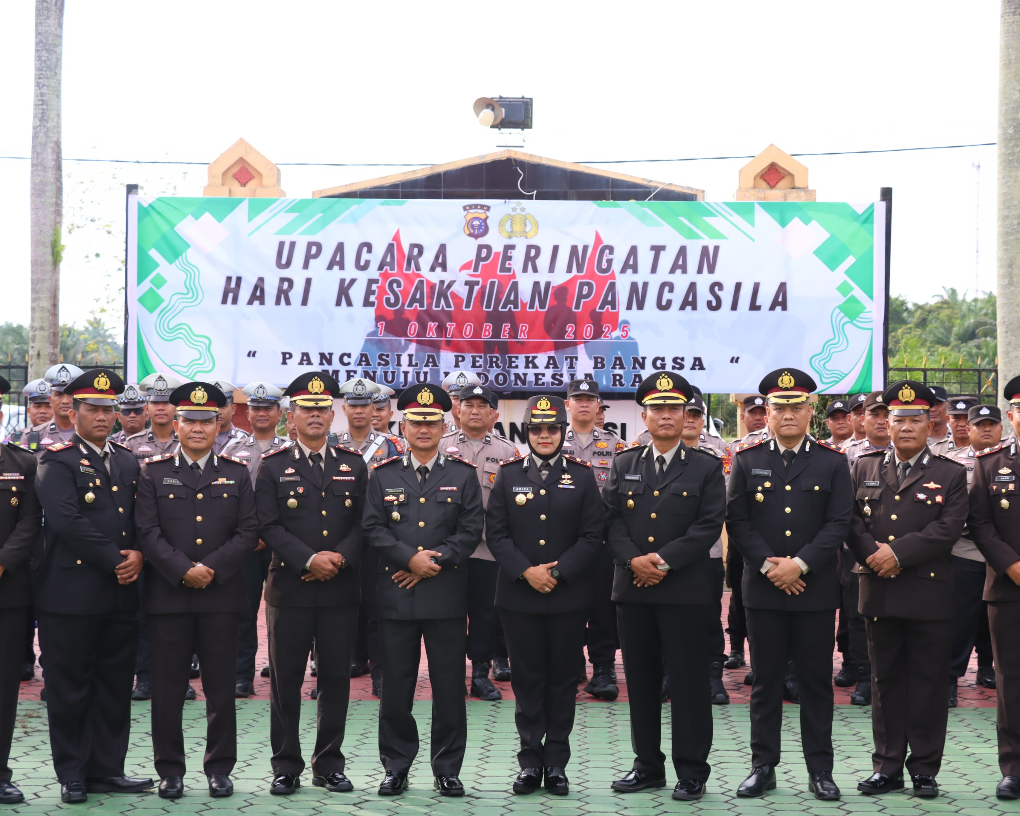 Polres Siak Gelar Upacara Kesaktian Pancasila Tahun 2025, Wakapolres Pimpin Jalannya Upacara