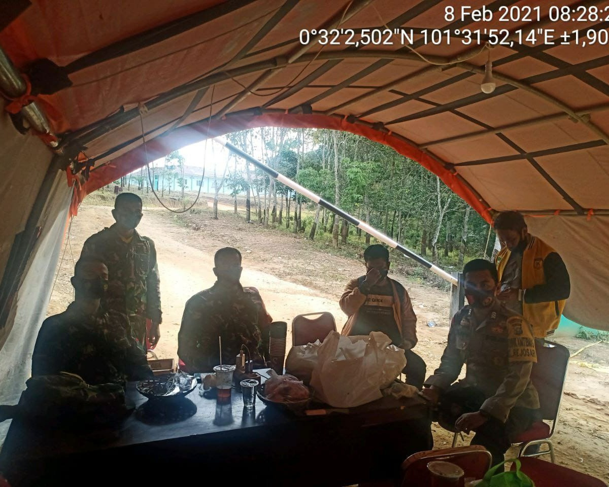 Babinsa Kodim 0301/PBR Lakukan Monitoring Perkembangan Situasi Ponpes Al-Ihsan