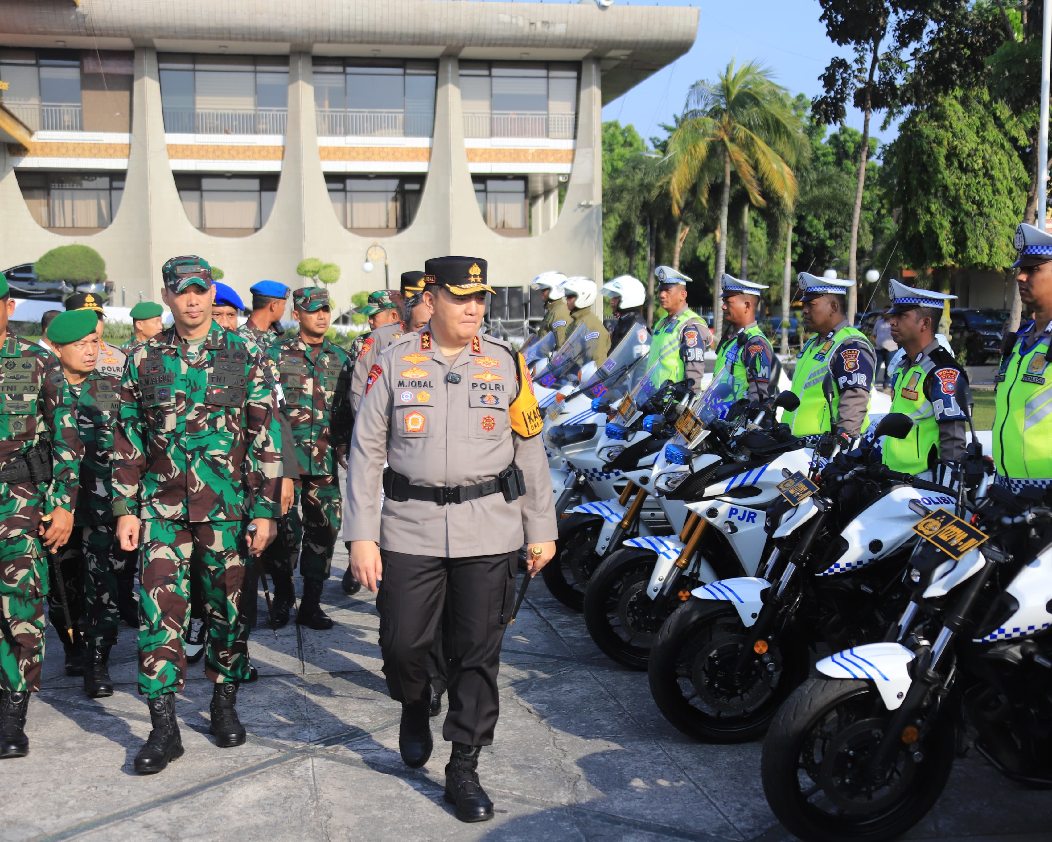 Presiden RI Kunker Ke Provinsi Riau, Polda Riau Gelar Apel Kesiapan Pasukan