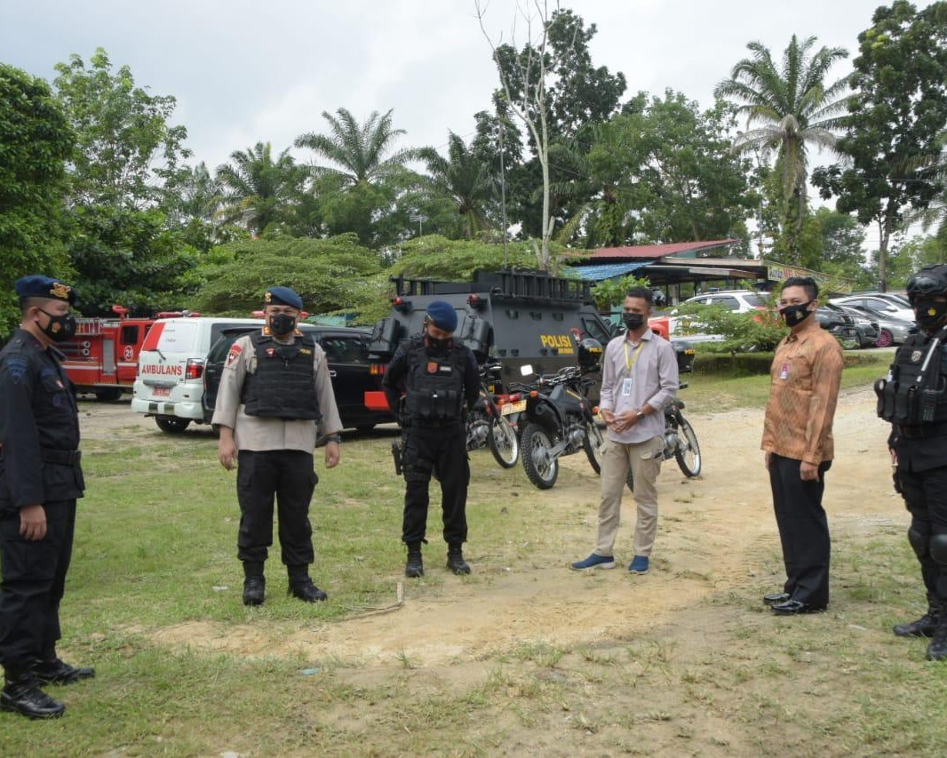 Presiden Republik Indonesia Kunjungan Kerja ke Provinsi Riau, Brimob Polda Riau Perketat Pengamanan