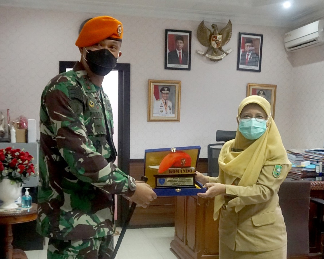 Yonko 462 Paskhas Jalin Silaturahmi Dengan Dinas Kesehatan Provinsi Riau