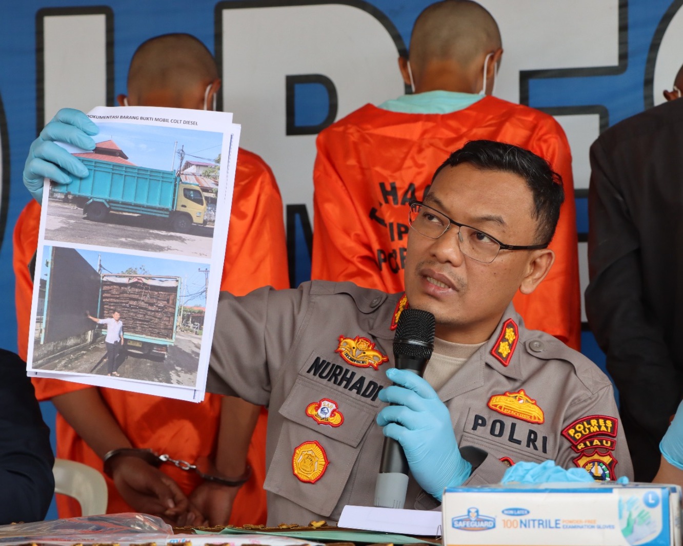 Gelar Konferensi Pers, Polres Dumai Berhasil Ungkap Tiga Kasus