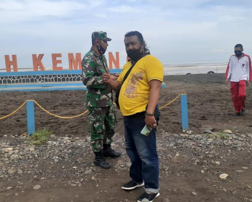 Dandim 0715/Kendal Gelar Gowes Sepeda dan Finis Di Pantai Indah Kemangi