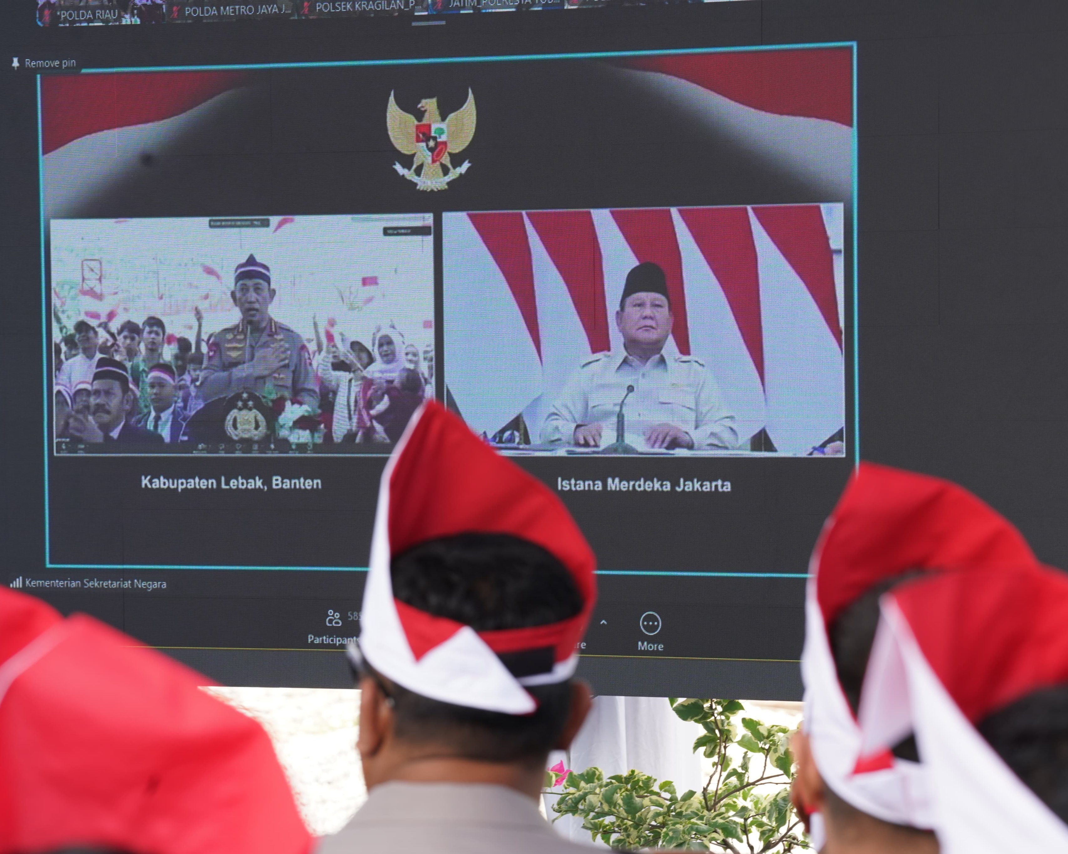 Presiden Prabowo Resmikan Jembatan Merah Putih Presisi, Kapolda Riau Laporkan 110 Jembatan Untuk Rakyat