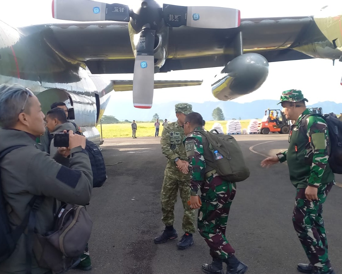 Kaskodau I Mengantar Kepulangan Pangkogabwilhan I Dalam Kunjungannya Ke Aceh