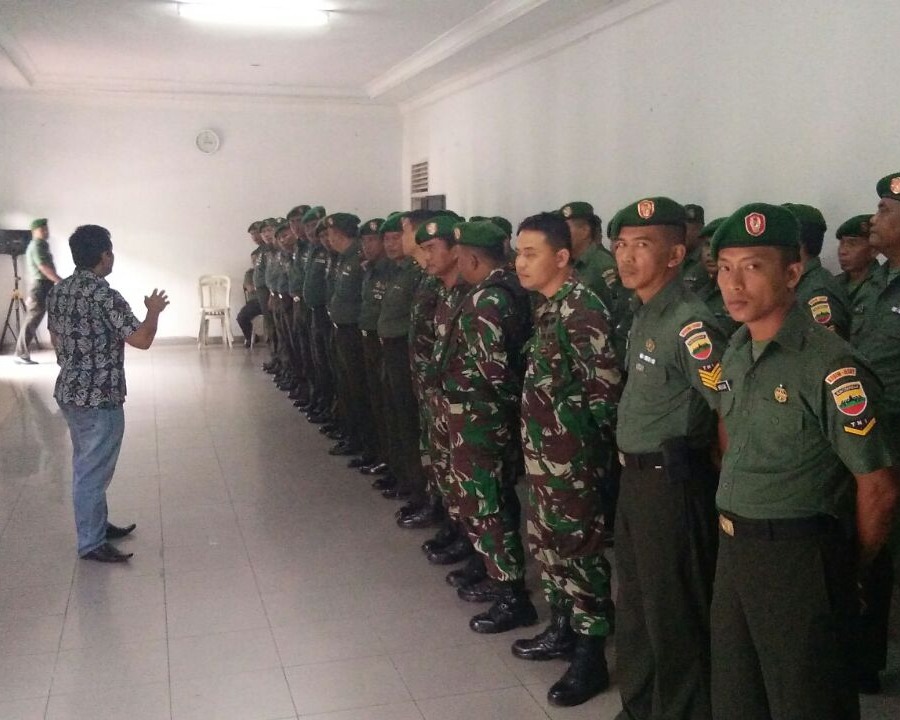 Dalam Rangka Melaksanakan Program P4GN, Personil Jajaran Kodim 0301/Pekanbaru Gelar Pengecekan Urin