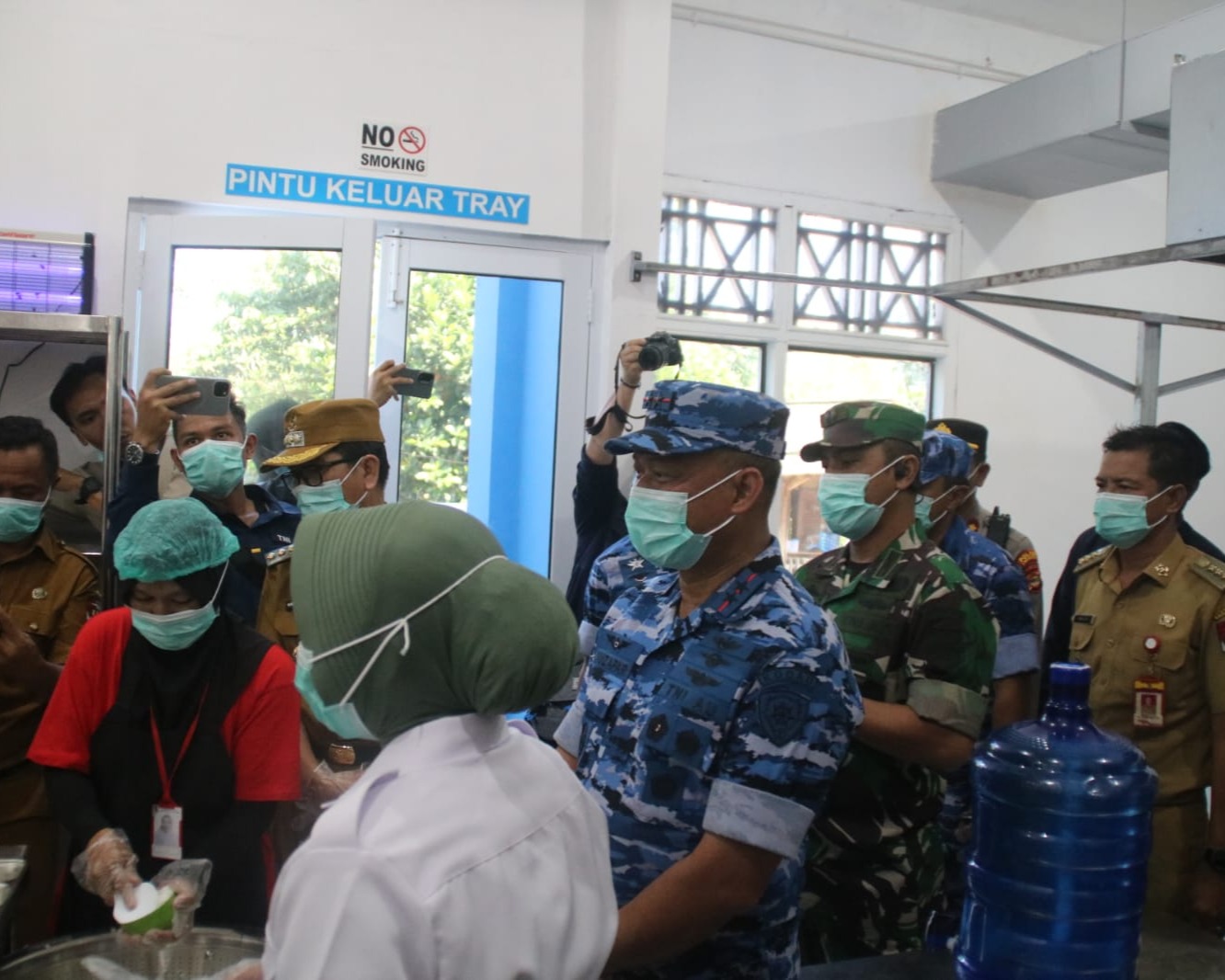 Pangkodau I Tinjau SPPG Di Transkimau Lanud Pangeran M. Bun Yamin