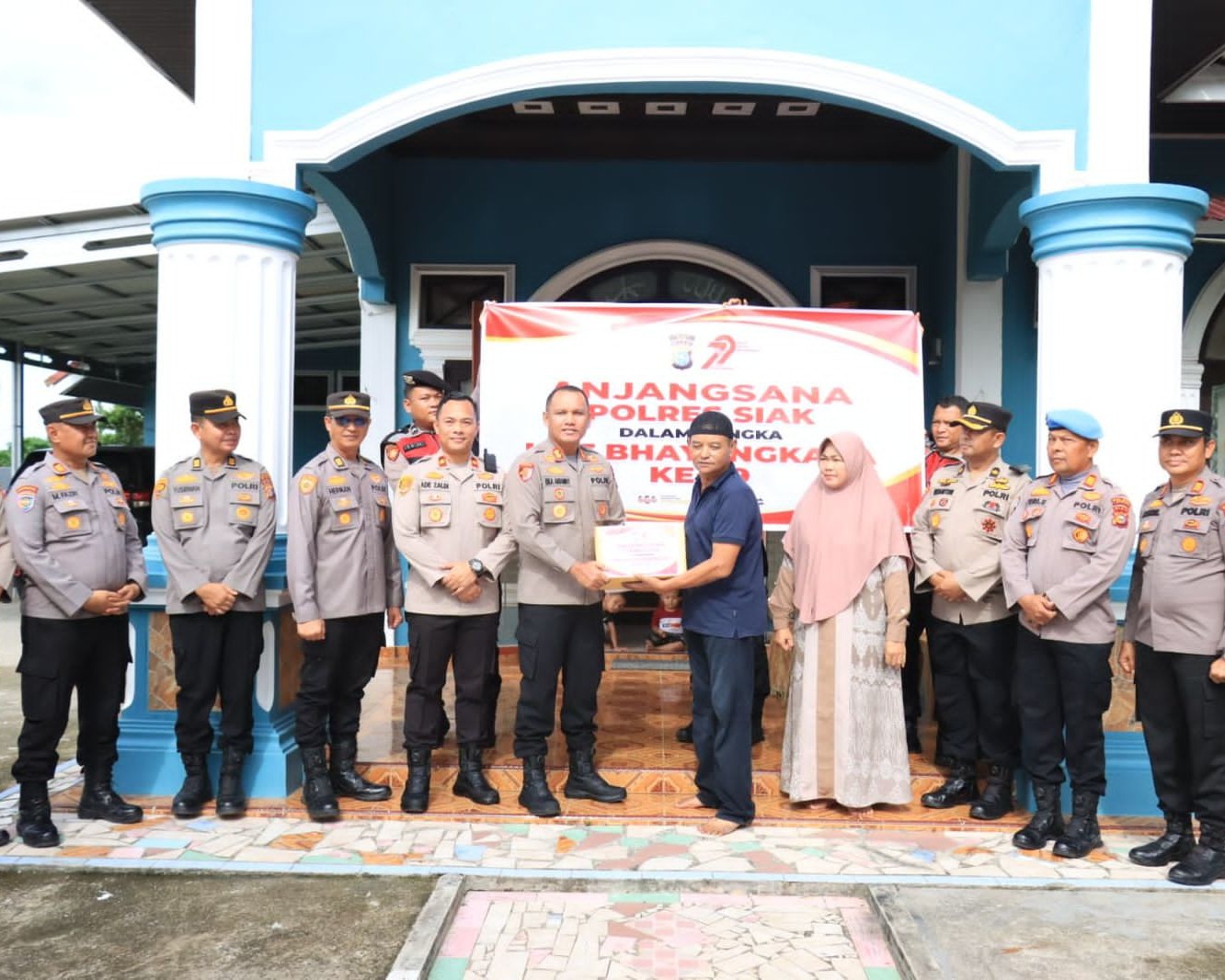 Polres Siak Gelar Anjang Sana Penuh Kepedulian dalam Rangka HUT Bhayangkara Ke-79
