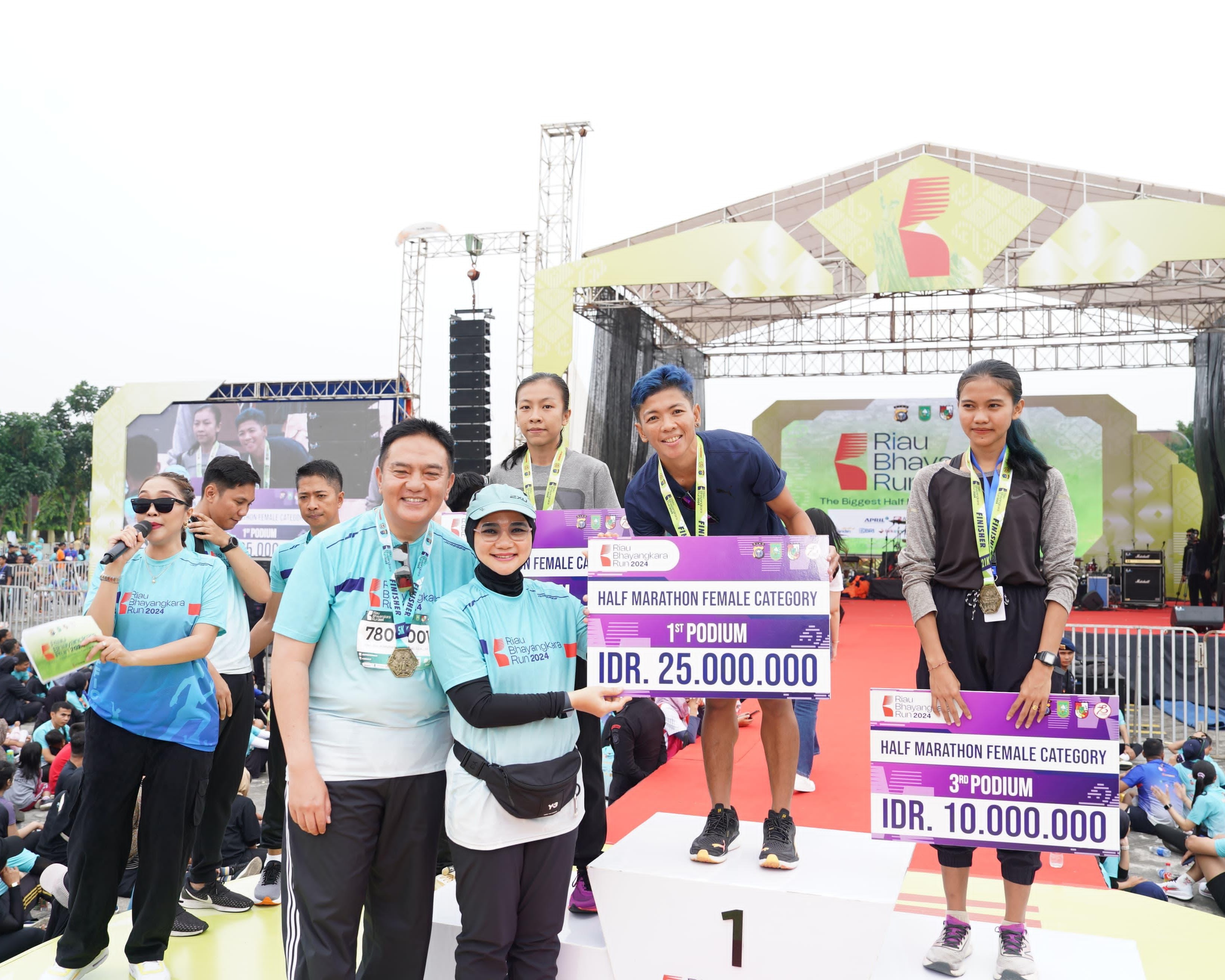 10 Ribu Pelari Dari Berbagai Daerah Meriahkan Riau Bhayangkara Run Tahun 2024