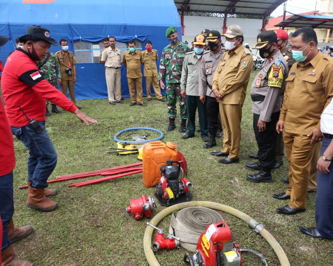 Wakil Bupati Taput Pimpin Apel Kesiapsiagaan Bencana di Tapanuli Utara