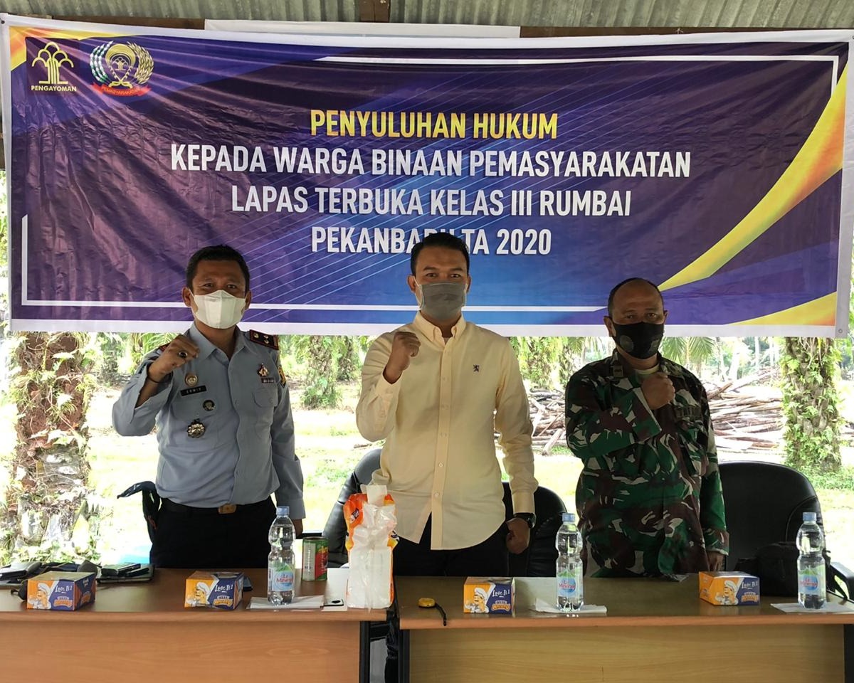 Babinsa Kodim 0301/PBR Berikan Materi Wasbang Pada Warga Binaan Lapas Kelas 3 Kota Pekanbaru