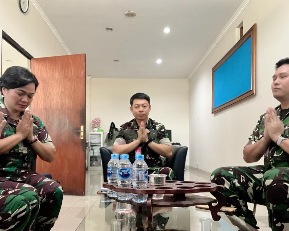 Tingkatkan Iman Dan Takwa, Personel Kodau I Laksanakan Rabu Ibadah