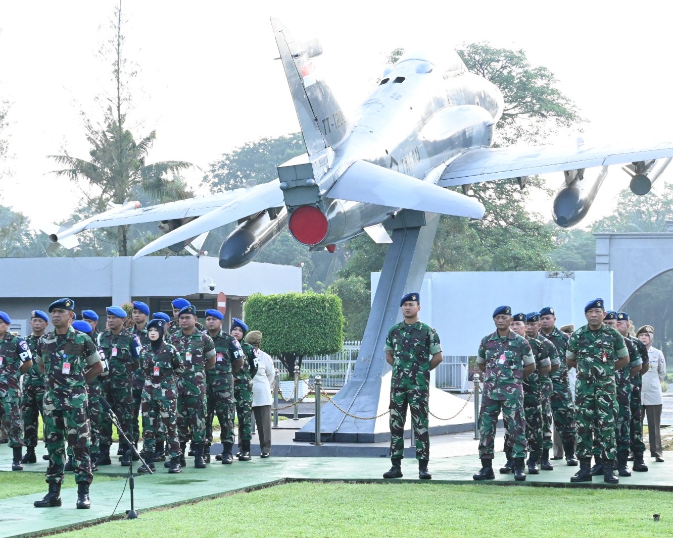 Pangkodau I Pimpin Apel Luar Biasa, Sampaikan Pesan Kasau