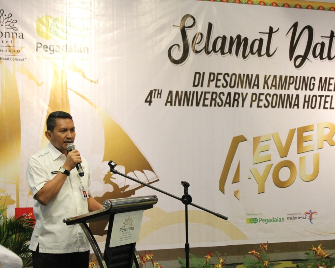 Anniversarry Ke 4 Tahun, Pesonna Hotel Pekanbaru Gelar Corporate dan Media Gathering Bertemakan Melayu