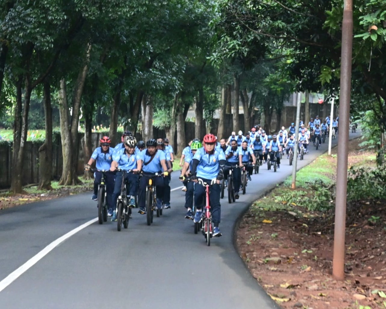 Gowes Bersama Perkuat Abhibhuti Antarikshe