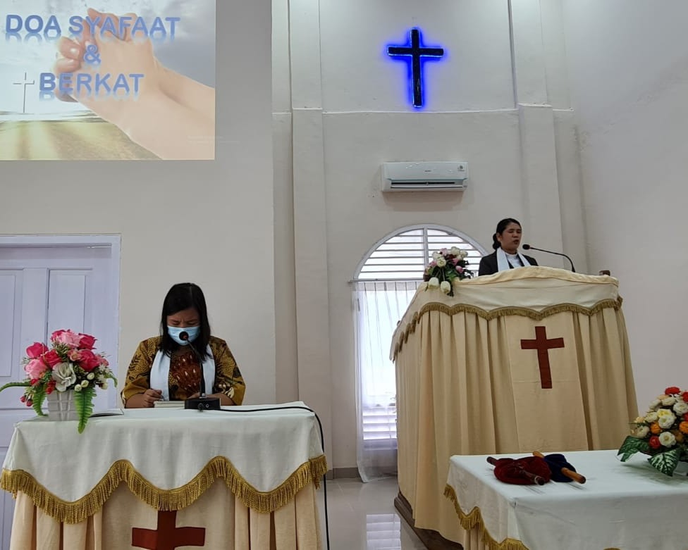 Umat Kristiani Lanud RSN, Awali Tahun 2021 Dengan Melaksanakan Ibadah