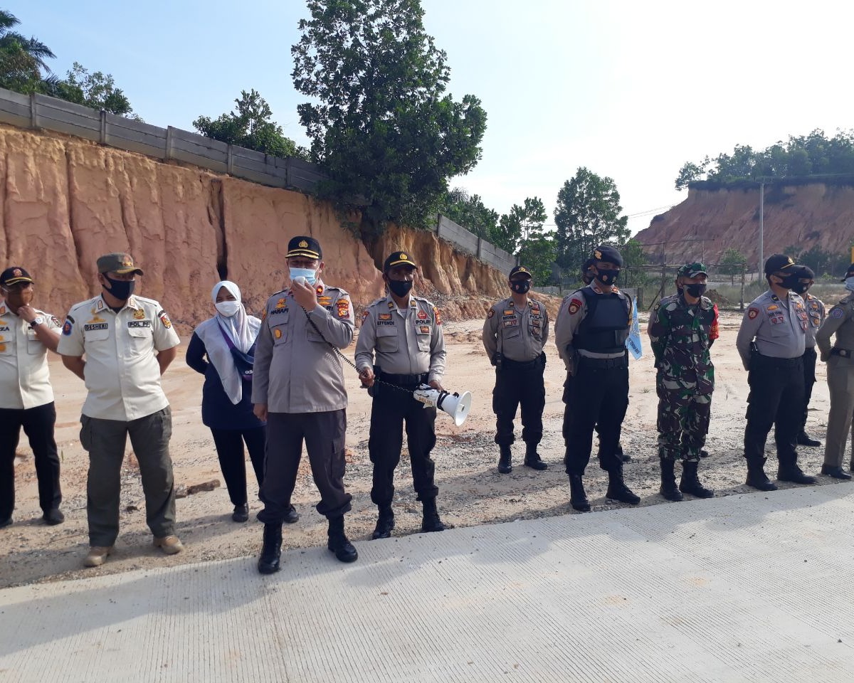 Personil Kodim 0301/PBR Ikut Hadir Apel Gabungan Dalam Rangka Pengamanan Tanah Pemko Pekanbaru