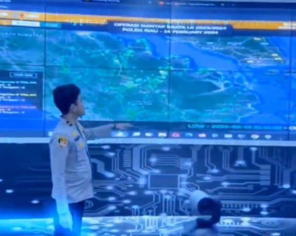 Tidak Hanya Pantau Karhutla, Kini Aplikasi Dashboard Lancang Kuning Polda Riau Juga Digunakan Mensukseskan Pemilu Tahun 2024