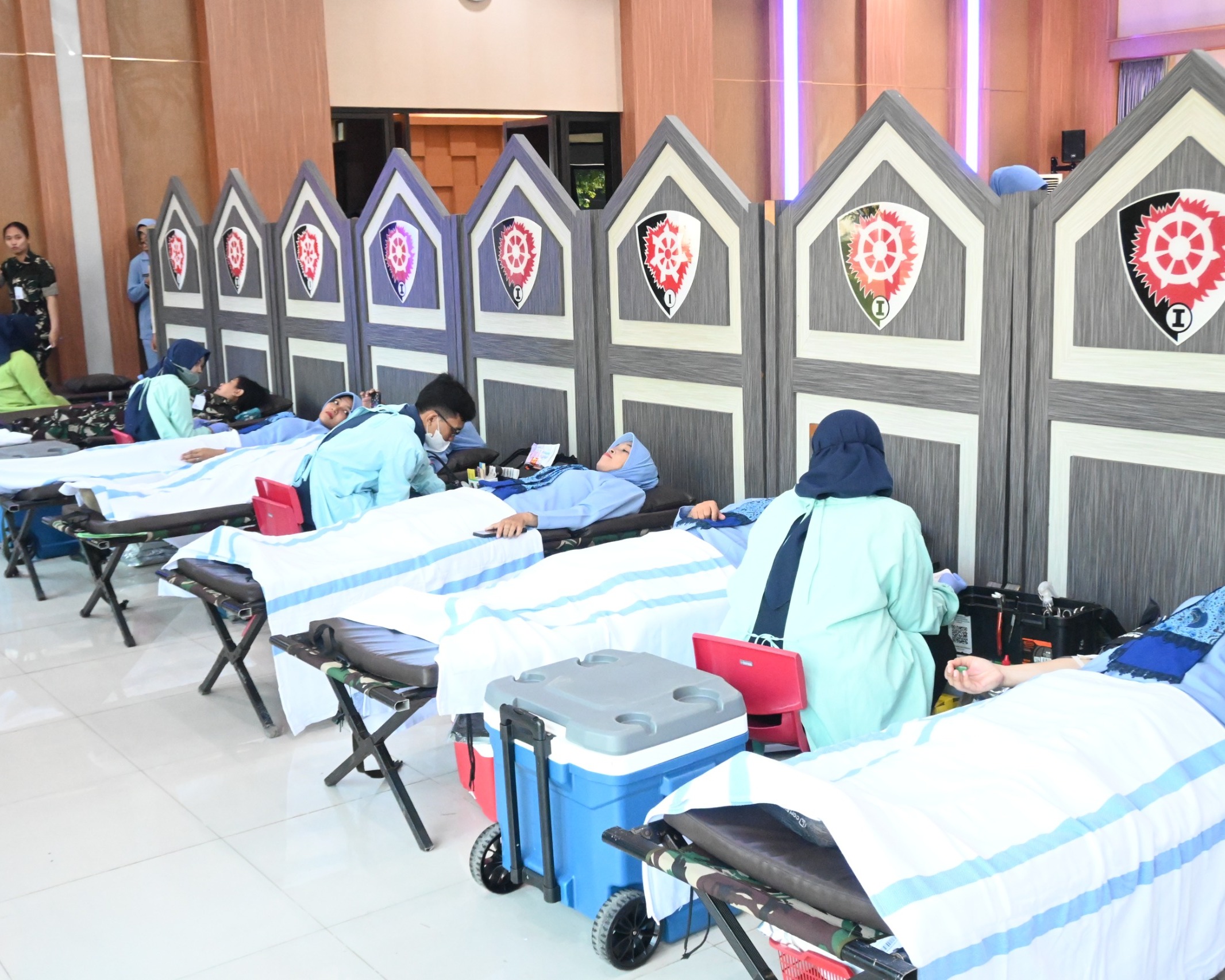 Wara, ASN Dan PPPK Kodau I Hadiri Donor Darah Serentak HUT Ke-62 Dharma Pertiwi Tahun 2026 Yang Cetak Rekor MURI