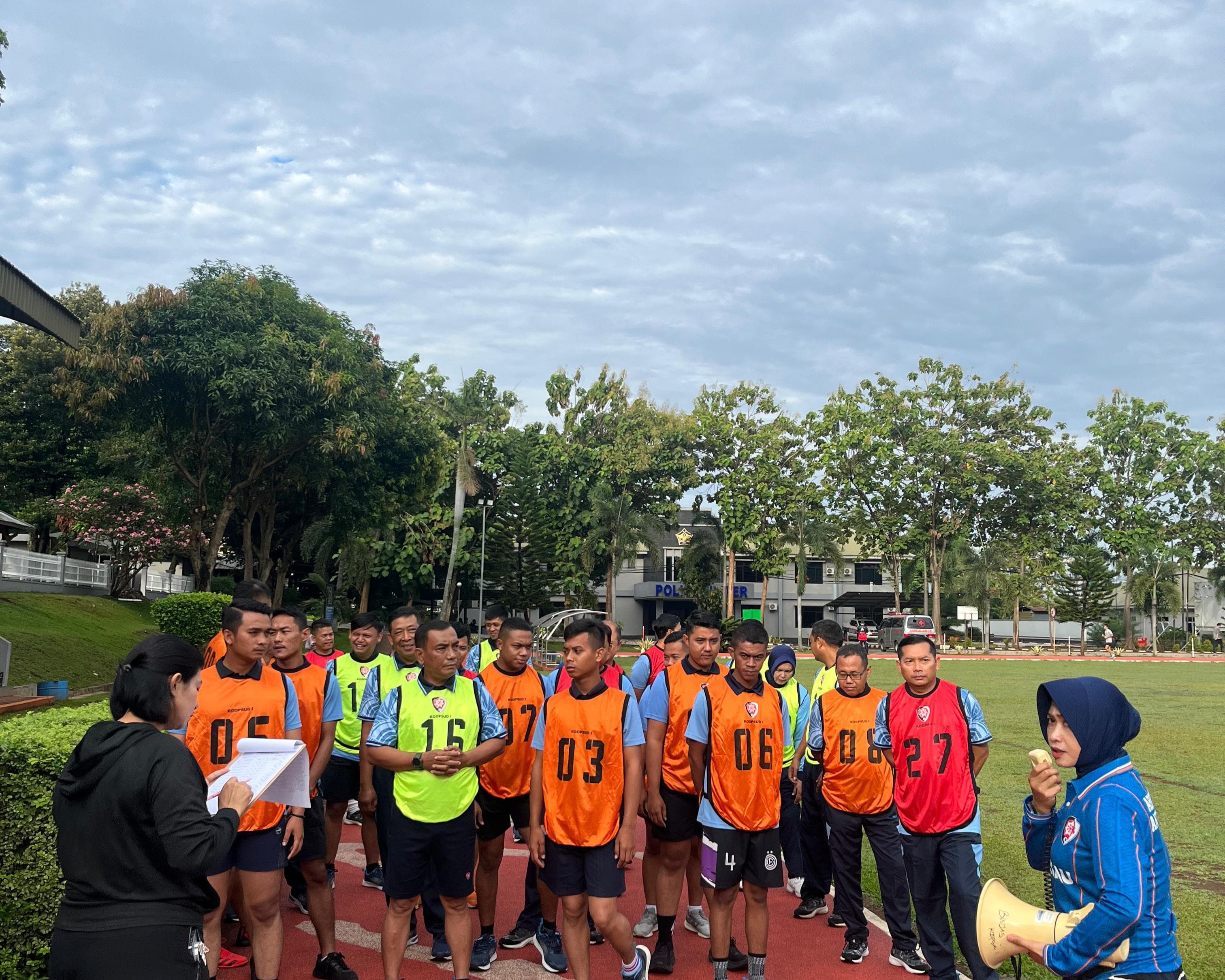 Kemampuan Jasmani Anggota Teruji Dalam Tes Samapta Sebagai Syarat UKP