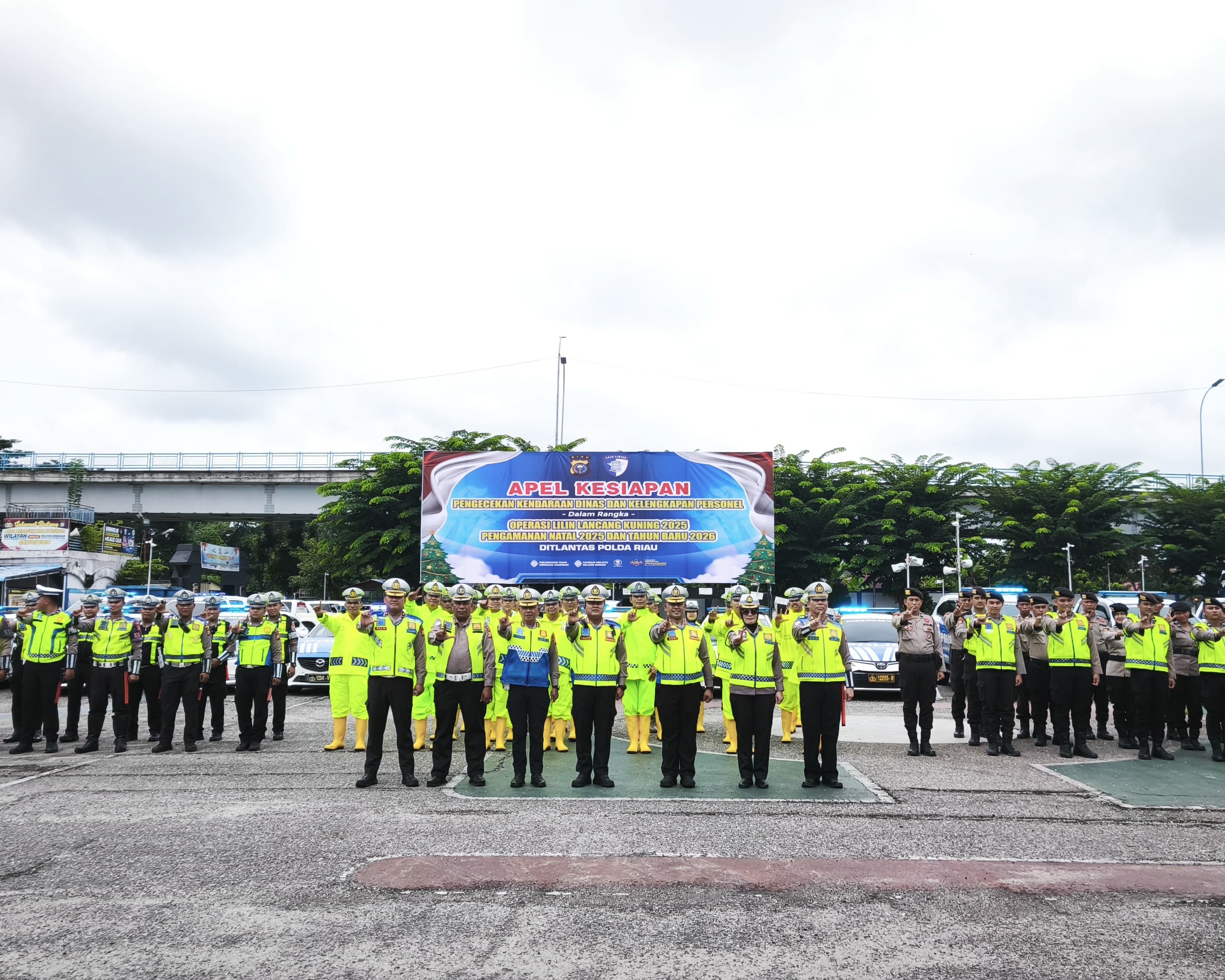 Ditlantas Polda Riau Pastikan Kesiapan Personel Dan Ranmor Jelang Pengamanan Nataru 2025