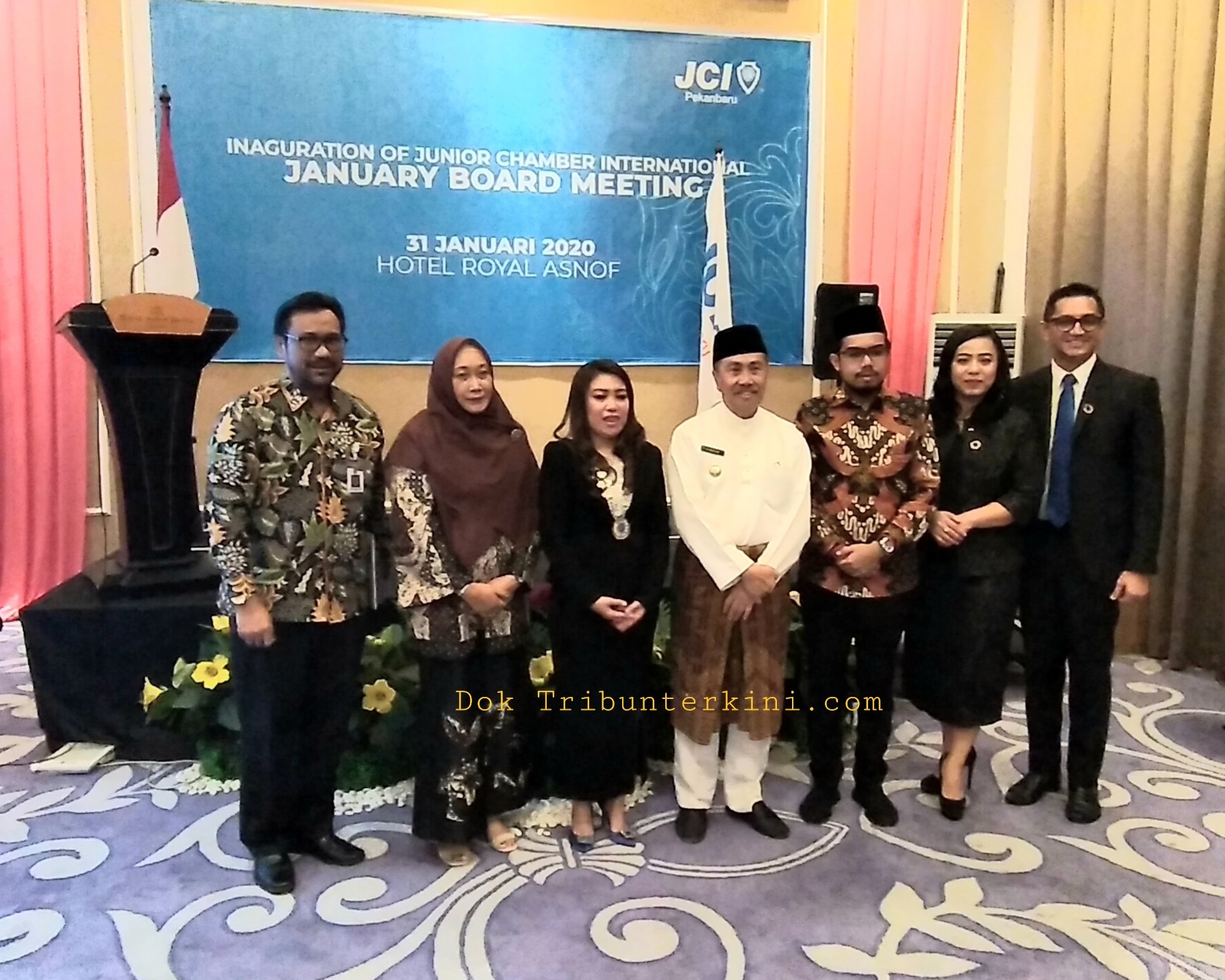 Gubri dan National Vice President Hadiri Pengukuhan Pengurus Junior Chamber International Indonesia Chapter Pekanbaru 2020