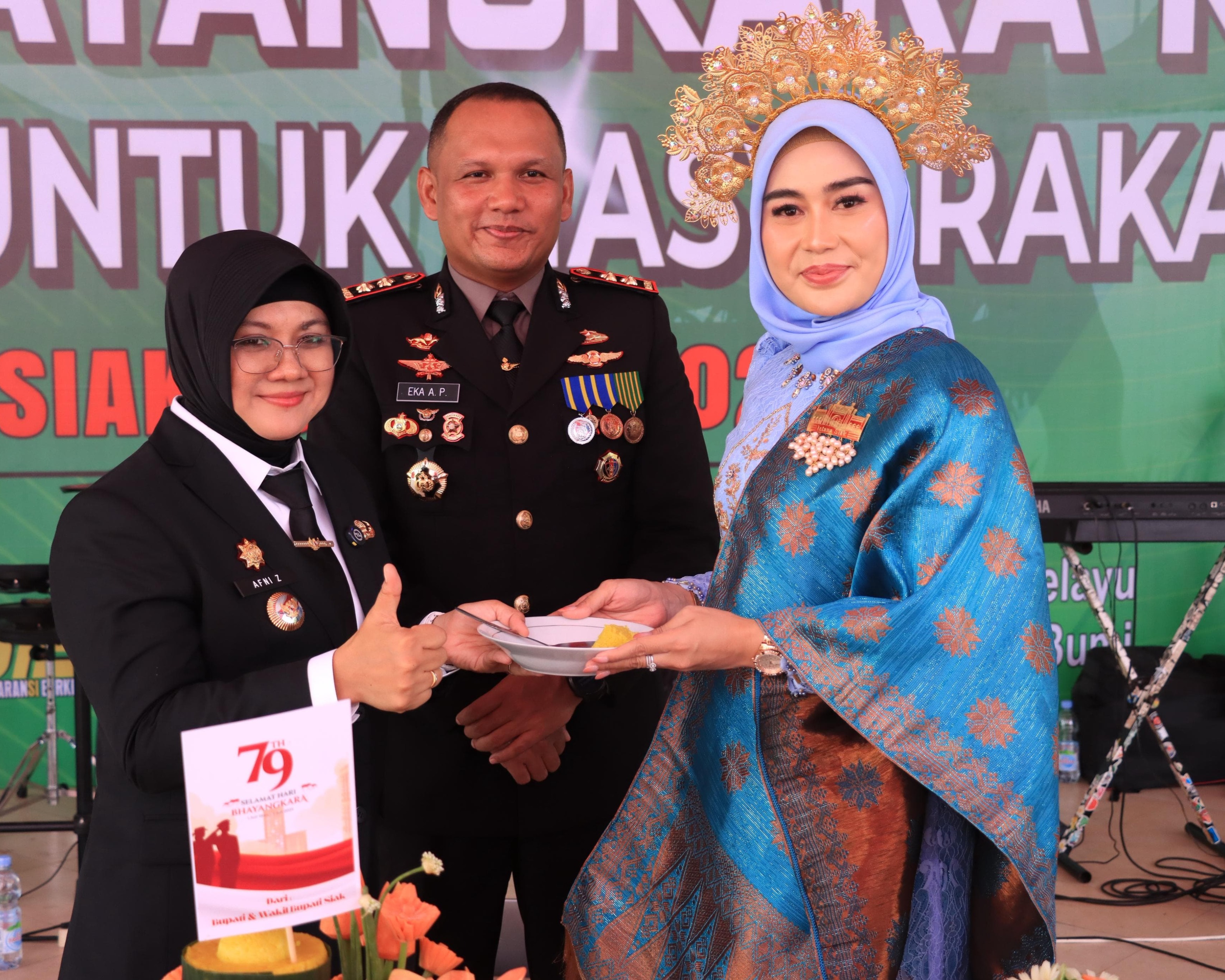 Syukuran Hari Bhayangkara Ke-79 Polres Siak: Momentum Kebersamaan dan Sinergitas di Lapangan Siak Bermadah