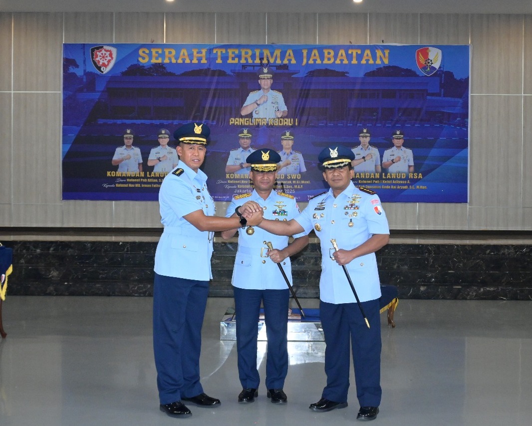 Pangkodau I Pimpin Sertijab Tiga Lanud Validasi Tipe A Baru