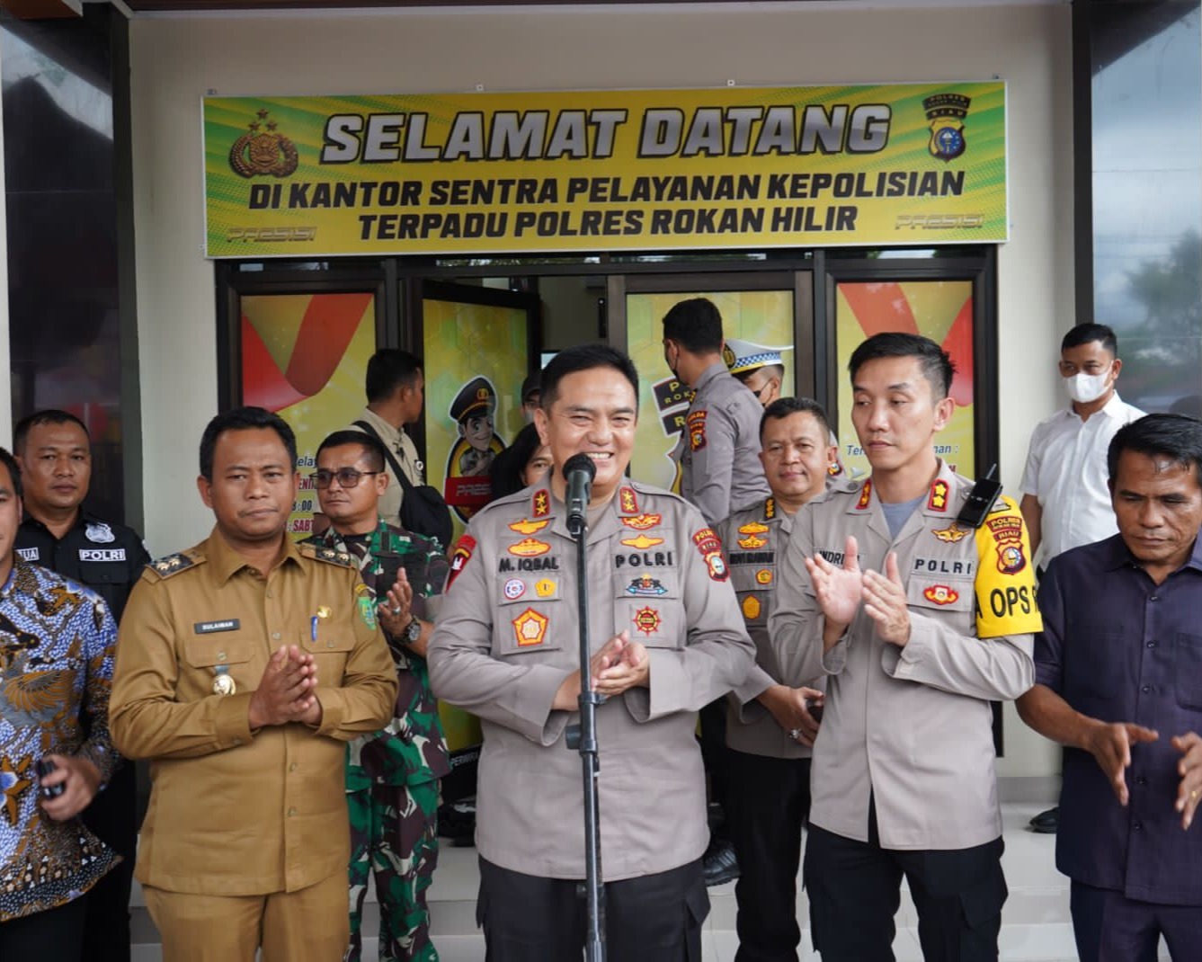 Resmikan Kantor Pelayanan Terpadu Polres Rohil, Kapolda Riau Irjen Pol M Iqbal: Strategi Harus Berorientasi Pada Pelayanan Publik
